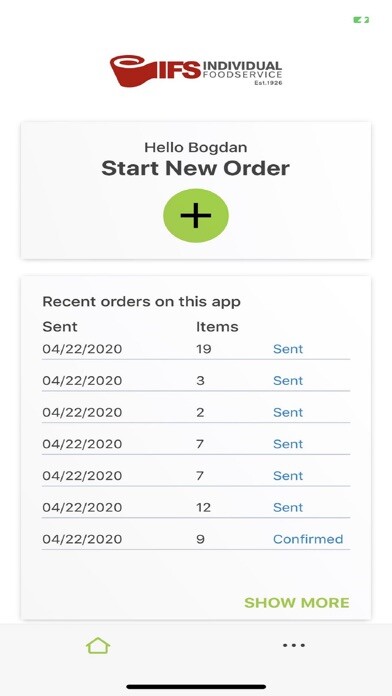 Emulate iPhone app Individual Food Service using MyAndroid Emulate iPhone app Individual Food Service using MyAndroid