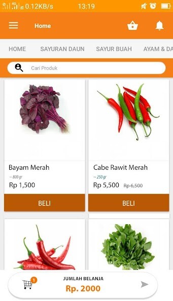 Emulate Android APK IndoFarm - Belanja Online Kebutuhan Dapur Keluarga