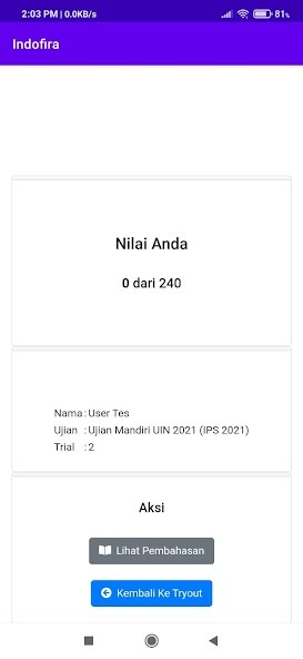 Run android online APK Indofira - E-Learning from MyAndroid or emulate Indofira - E-Learning using MyAndroid