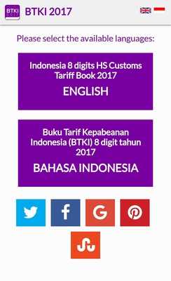 Emulate Android APK Indonesia Customs Tariff 2017
