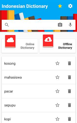 Run android online APK Indonesian Dictionary - Definition & Synonyms from MyAndroid or emulate Indonesian Dictionary - Definition & Synonyms using MyAndroid
