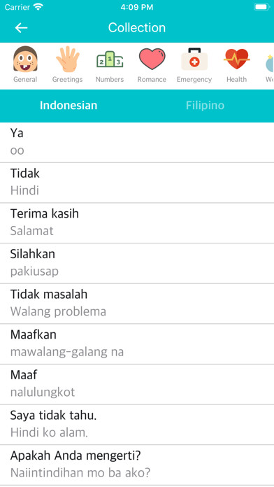 Emulate iPhone app Indonesian Filipino Dictionary using MyAndroid Emulate iPhone app Indonesian Filipino Dictionary using MyAndroid