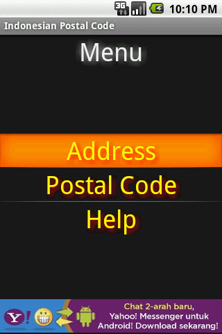 Emulate Android APK Indonesian Postal Code Emulate Android APK Indonesian Postal Code