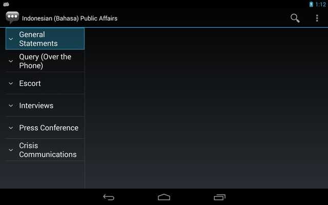 Emulate Android APK Indonesian Public Affairs Phr.