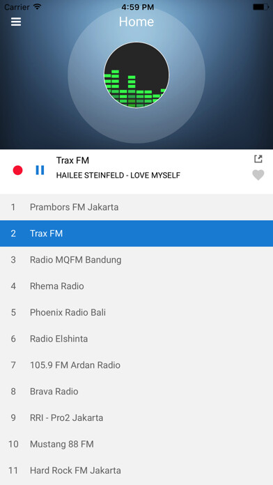 Emulate iPhone app Indonesia Radio: Indonesian FM using MyAndroid Emulate iPhone app Indonesia Radio: Indonesian FM using MyAndroid