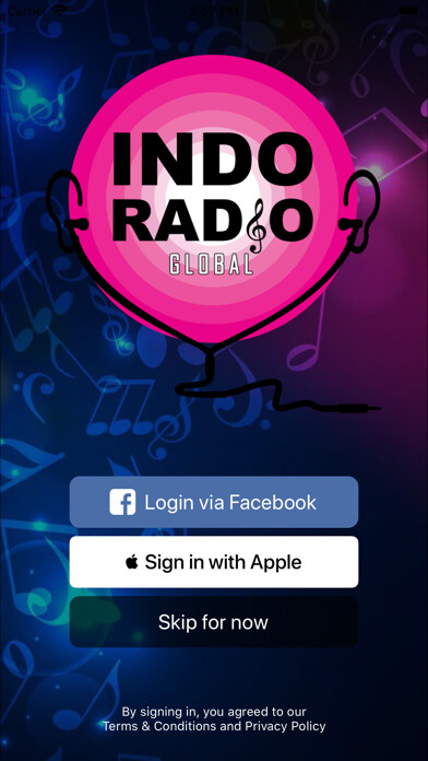 Emulate iPhone app INDORADIOGLOBAL using MyAndroid