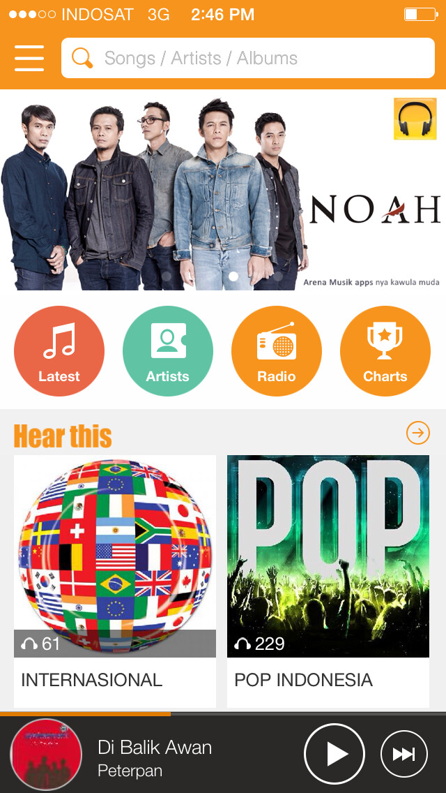 Emulate iPhone app Indosat Arena Musik using MyAndroid Emulate iPhone app Indosat Arena Musik using MyAndroid