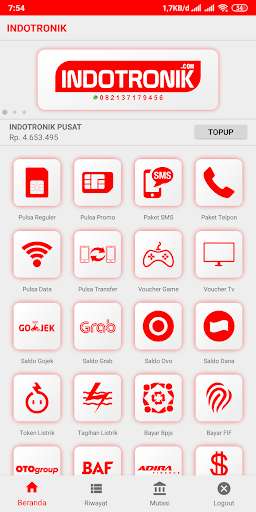 Run android online APK INDOTRONIK - Deposit Pulsa / Data / Token Listrik from MyAndroid or emulate INDOTRONIK - Deposit Pulsa / Data / Token Listrik using MyAndroid Run android online APK INDOTRONIK - Deposit Pulsa / Data / Token Listrik from MyAndroid or emulate INDOTRONIK - Deposit Pulsa / Data / Token Listrik using MyAndroid
