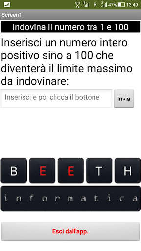 Run android online APK Indovina il Numero from MyAndroid or emulate Indovina il Numero using MyAndroid