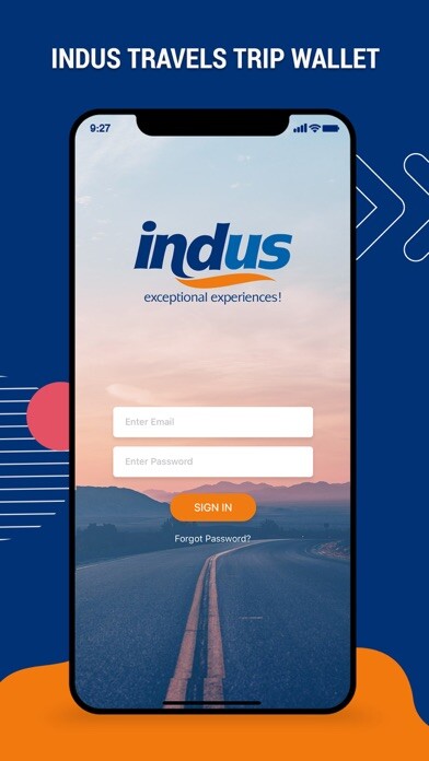 Emulate iPhone app Indus Trip Wallet using MyAndroid