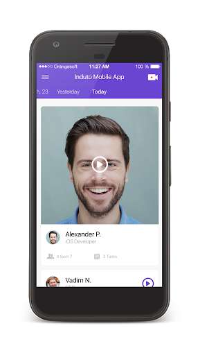 Run android online APK INDUTO - video daily standup reports for agile from MyAndroid or emulate INDUTO - video daily standup reports for agile using MyAndroid