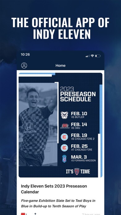 Emulate iPhone app Indy Eleven - Official App using MyAndroid Emulate iPhone app Indy Eleven - Official App using MyAndroid