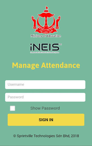 Run android online APK iNEIS Attendance Management System from MyAndroid or emulate iNEIS Attendance Management System using MyAndroid