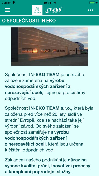 Emulate iPhone app IN-EKO TEAM using MyAndroid