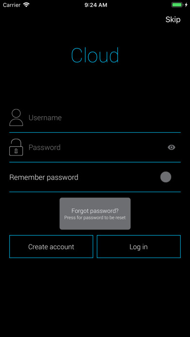 Emulate iPhone app iNELS Home Control RF - Cloud using MyAndroid