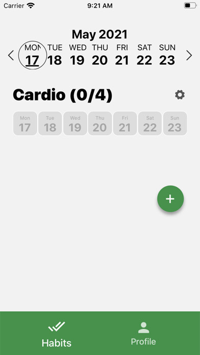 Emulate iPhone app Inertium Habit Tracker using MyAndroid Emulate iPhone app Inertium Habit Tracker using MyAndroid