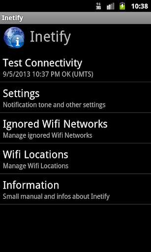 Run android online APK Inetify from MyAndroid or emulate Inetify using MyAndroid