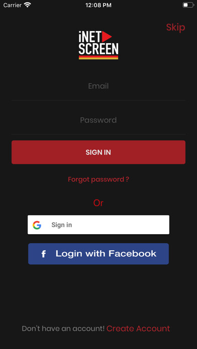 Run android online APK iNETSCREEN from MyAndroid or emulate iNETSCREEN using MyAndroid