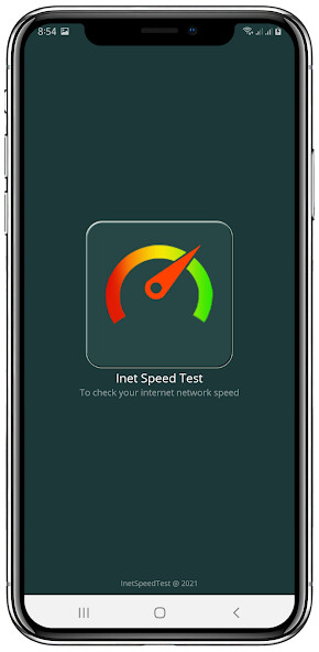 Run android online APK Inet Speed Test from MyAndroid or emulate Inet Speed Test using MyAndroid