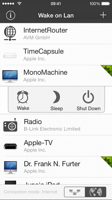 Emulate iPhone app iNet WOL - Wake on Lan using MyAndroid Emulate iPhone app iNet WOL - Wake on Lan using MyAndroid
