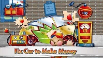 Emulate iPhone app Infant car games repair & driving  for toddler kids and preschool child -  QCat using MyAndroid