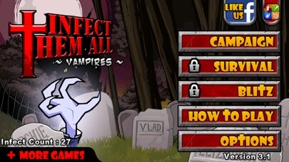 Emulate iPhone app Infect Them All : Vampires using MyAndroid Emulate iPhone app Infect Them All : Vampires using MyAndroid