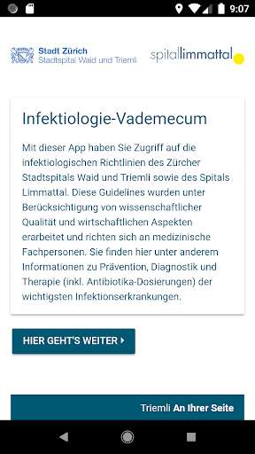 Run android online APK Infektiologie-Vademecum from MyAndroid or emulate Infektiologie-Vademecum using MyAndroid