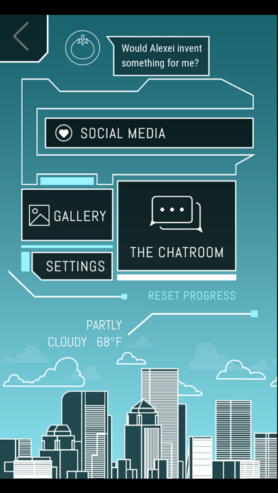 Emulate iPhone app Infinite Blue: Scavenger Hunt using MyAndroid