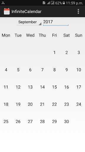 Run android online APK Infinite Calendar from MyAndroid or emulate Infinite Calendar using MyAndroid Run android online APK Infinite Calendar from MyAndroid or emulate Infinite Calendar using MyAndroid