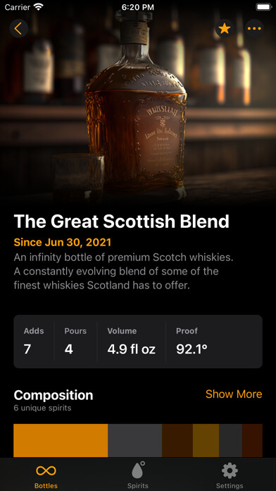 Emulate iPhone app Infinity Bottle using MyAndroid Emulate iPhone app Infinity Bottle using MyAndroid