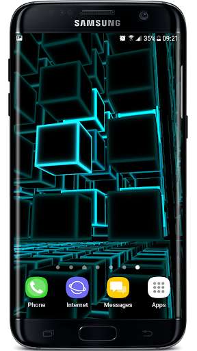 Emulate Android APK Infinity Parallax Cubes 2 3D Live Wallpaper