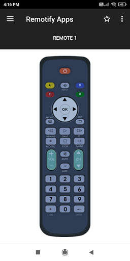 Run android online APK INFINITY Remote Control from MyAndroid or emulate INFINITY Remote Control using MyAndroid