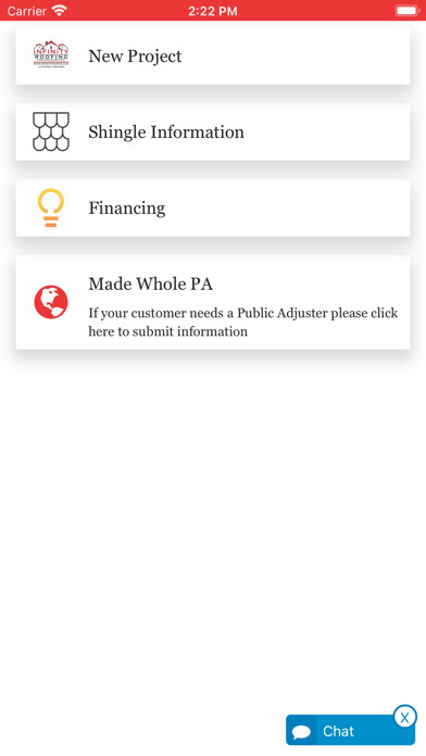 Emulate iPhone app Infinity Roofing using MyAndroid Emulate iPhone app Infinity Roofing using MyAndroid