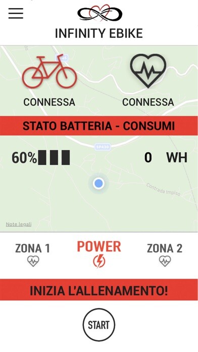 Emulate iPhone app Infinity RS using MyAndroid