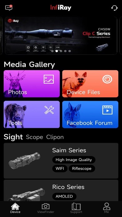 Emulate iPhone app InfiRayOutdoor using MyAndroid