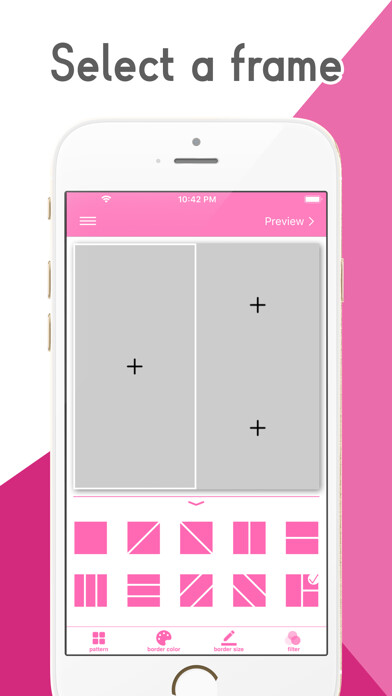 Emulate iPhone app InFit - photo layout editor using MyAndroid Emulate iPhone app InFit - photo layout editor using MyAndroid