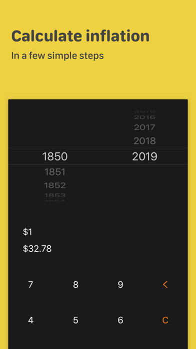 Emulate iPhone app Inflation Calculator. Dollars using MyAndroid Emulate iPhone app Inflation Calculator. Dollars using MyAndroid