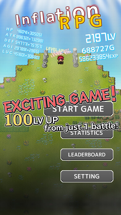 Run android online APK Inflation RPG from MyAndroid or emulate Inflation RPG using MyAndroid
