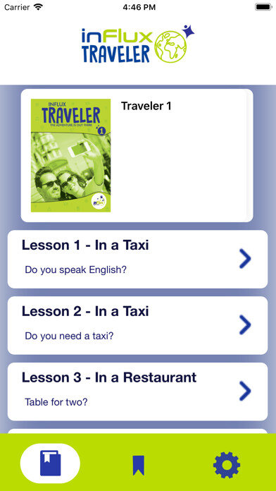 Emulate iPhone app inFlux Traveler Digital Book using MyAndroid Emulate iPhone app inFlux Traveler Digital Book using MyAndroid