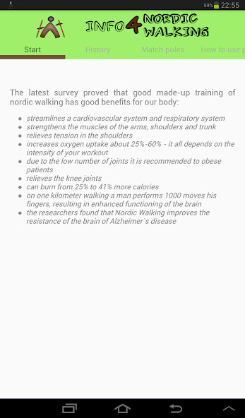 Run android online APK Info4NordicWalking from MyAndroid or emulate Info4NordicWalking using MyAndroid