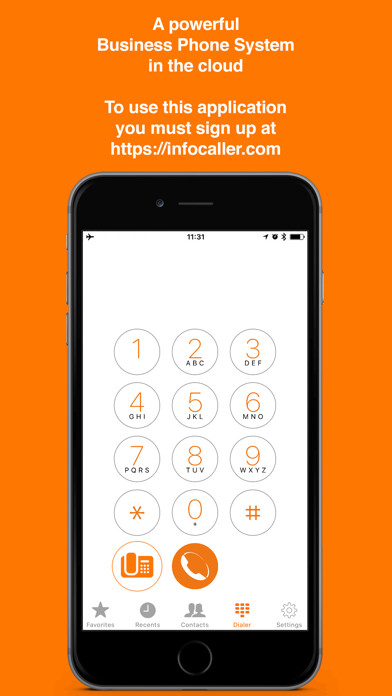 Emulate iPhone app Infocaller using MyAndroid