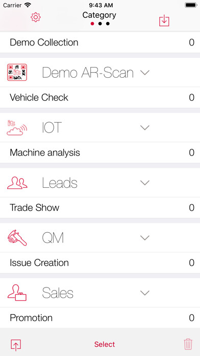 Emulate iPhone app InfoCollector using MyAndroid