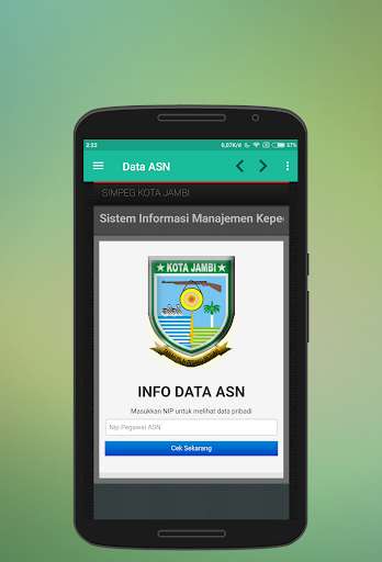 Run android online APK Info Data ASN Kota Jambi from MyAndroid or emulate Info Data ASN Kota Jambi using MyAndroid