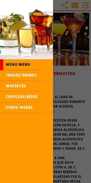 Run android online APK Info Drinks from MyAndroid or emulate Info Drinks using MyAndroid