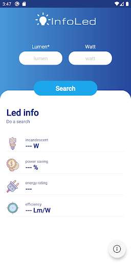 Run android online APK InfoLed: LED bulbs info from MyAndroid or emulate InfoLed: LED bulbs info using MyAndroid