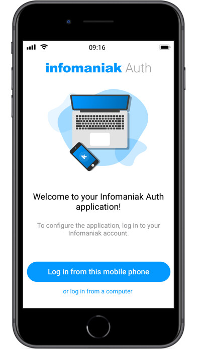 Emulate iPhone app Infomaniak kAuth using MyAndroid