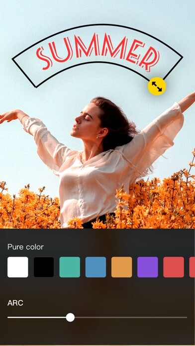 Emulate iPhone app InFont-Text on Photos & Videos using MyAndroid
