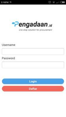 Emulate Android APK Info Pengadaan Emulate Android APK Info Pengadaan
