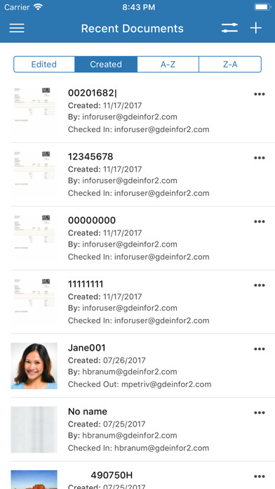 Emulate iPhone app Infor Document Management using MyAndroid Emulate iPhone app Infor Document Management using MyAndroid