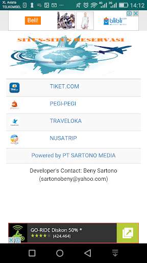 Run android online APK Info Reservasi from MyAndroid or emulate Info Reservasi using MyAndroid